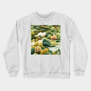 Fantasy Landscapes Forest Pattern 2 Crewneck Sweatshirt